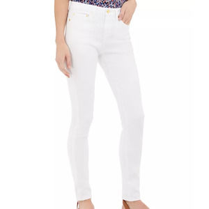 NWT! Michael Kors petite white denim cotton stretch jeans size 10P
